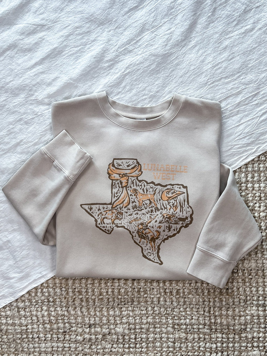 Texas Crewneck - Lunabelle West