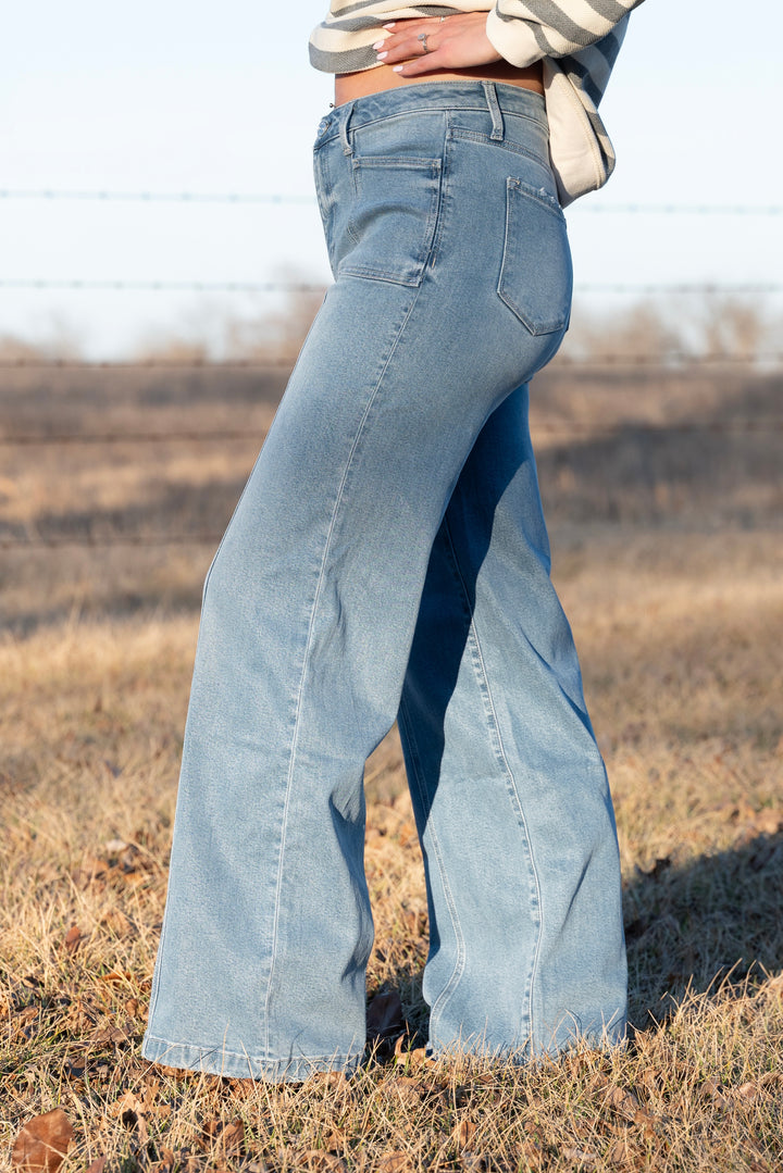 Delaney Wide Leg Jeans