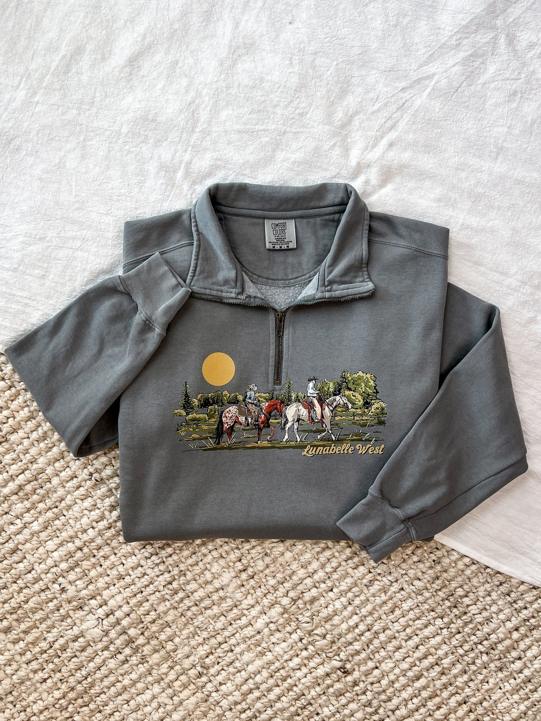 Home Sweet Home Quarter Zip - Lunabelle West
