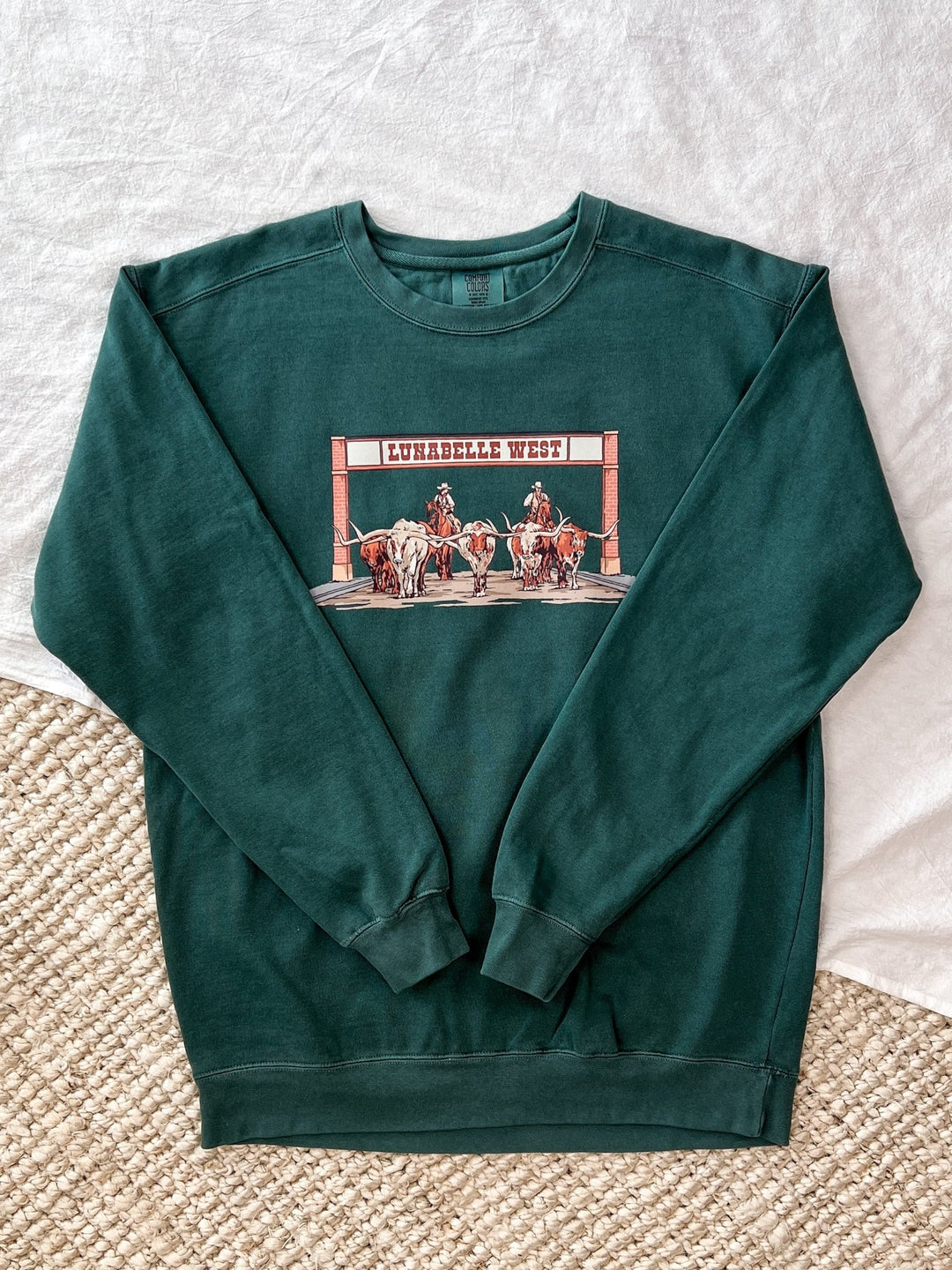 Stockyards Crewneck - Lunabelle West