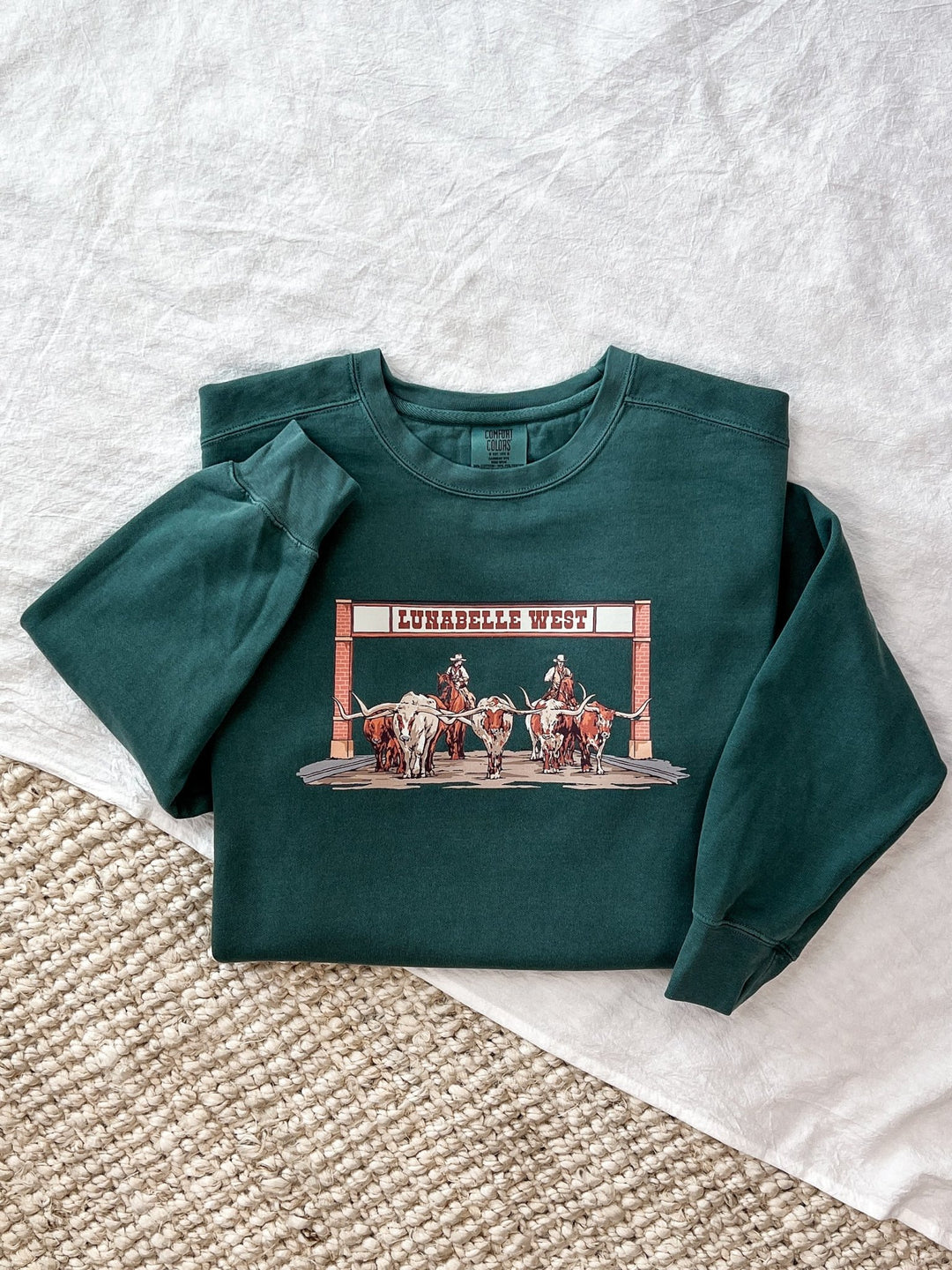 Stockyards Crewneck - Lunabelle West