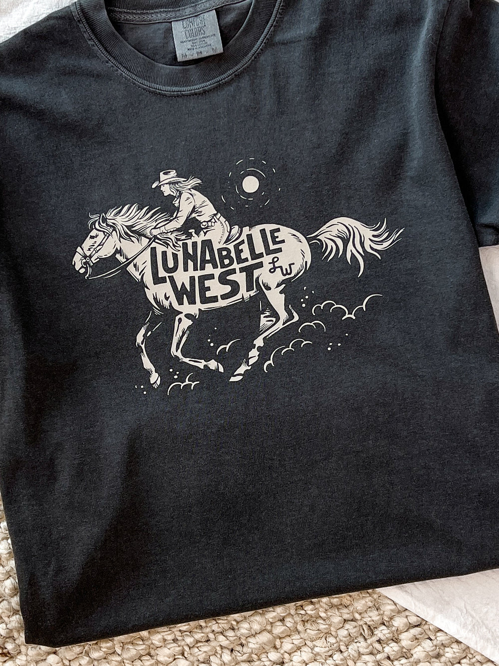 LW Cowgirl Tee - Lunabelle West