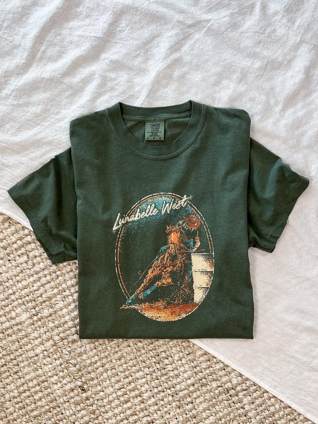 Barrel Racer Tee - Lunabelle West