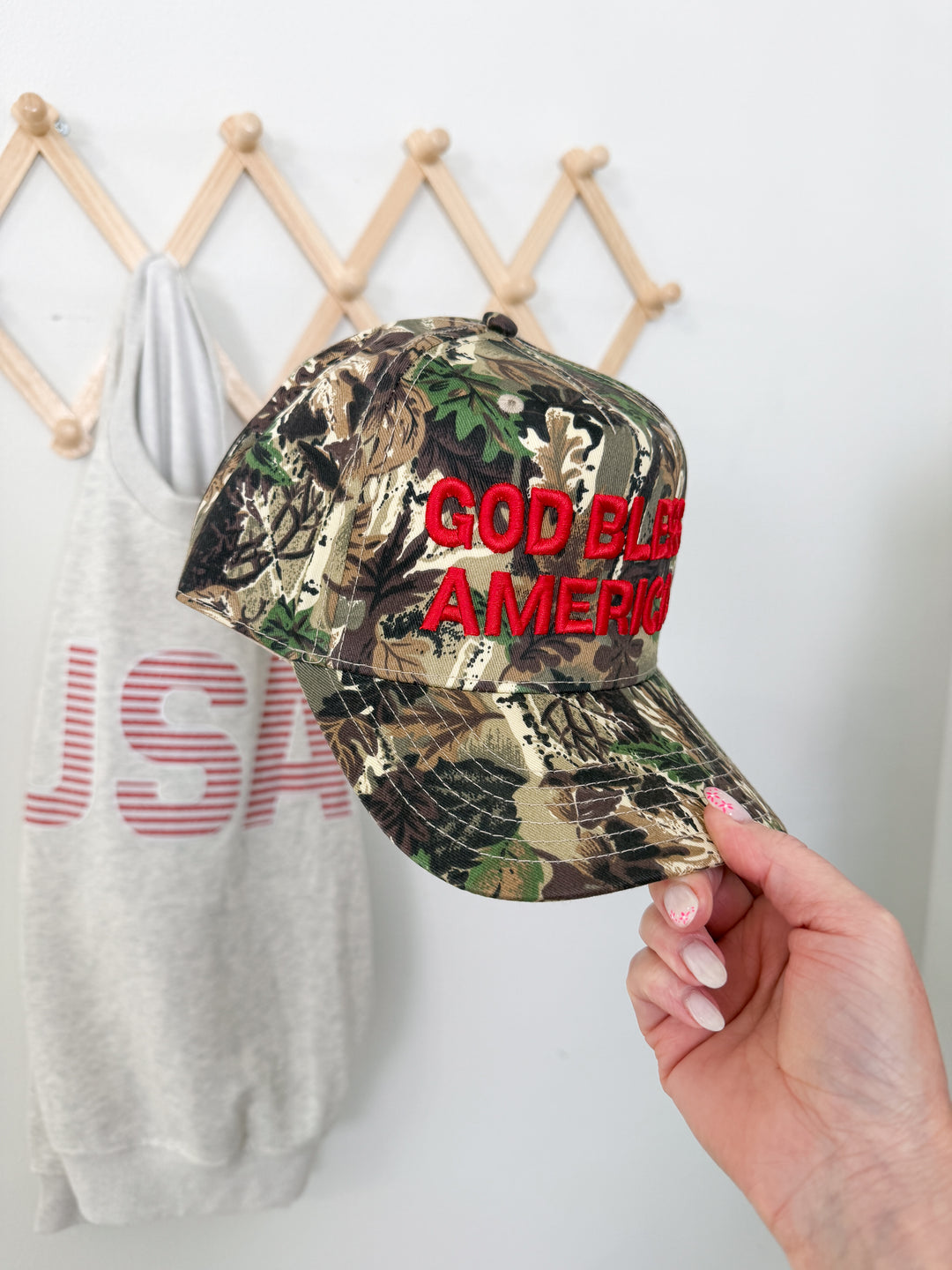 God Bless America Trucker Hat