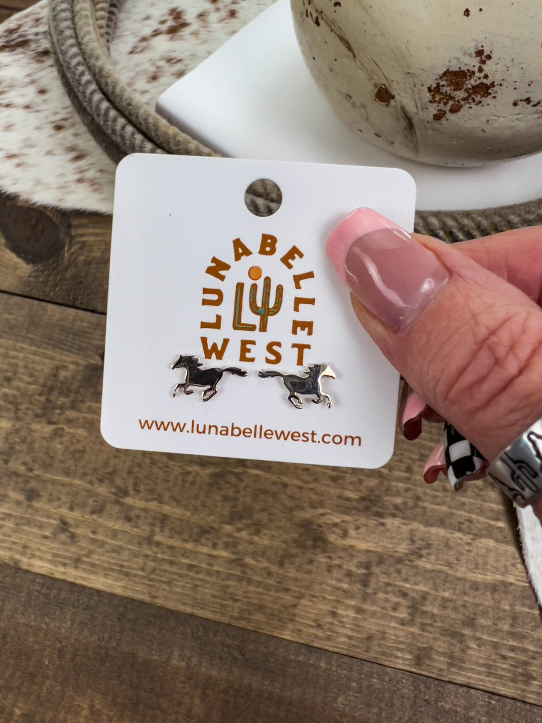 Mustang Earrings - Lunabelle West