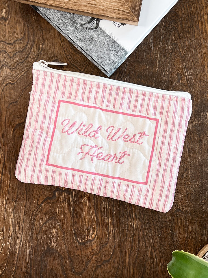 Wild West Quilted Makeup Bag - Lunabelle West