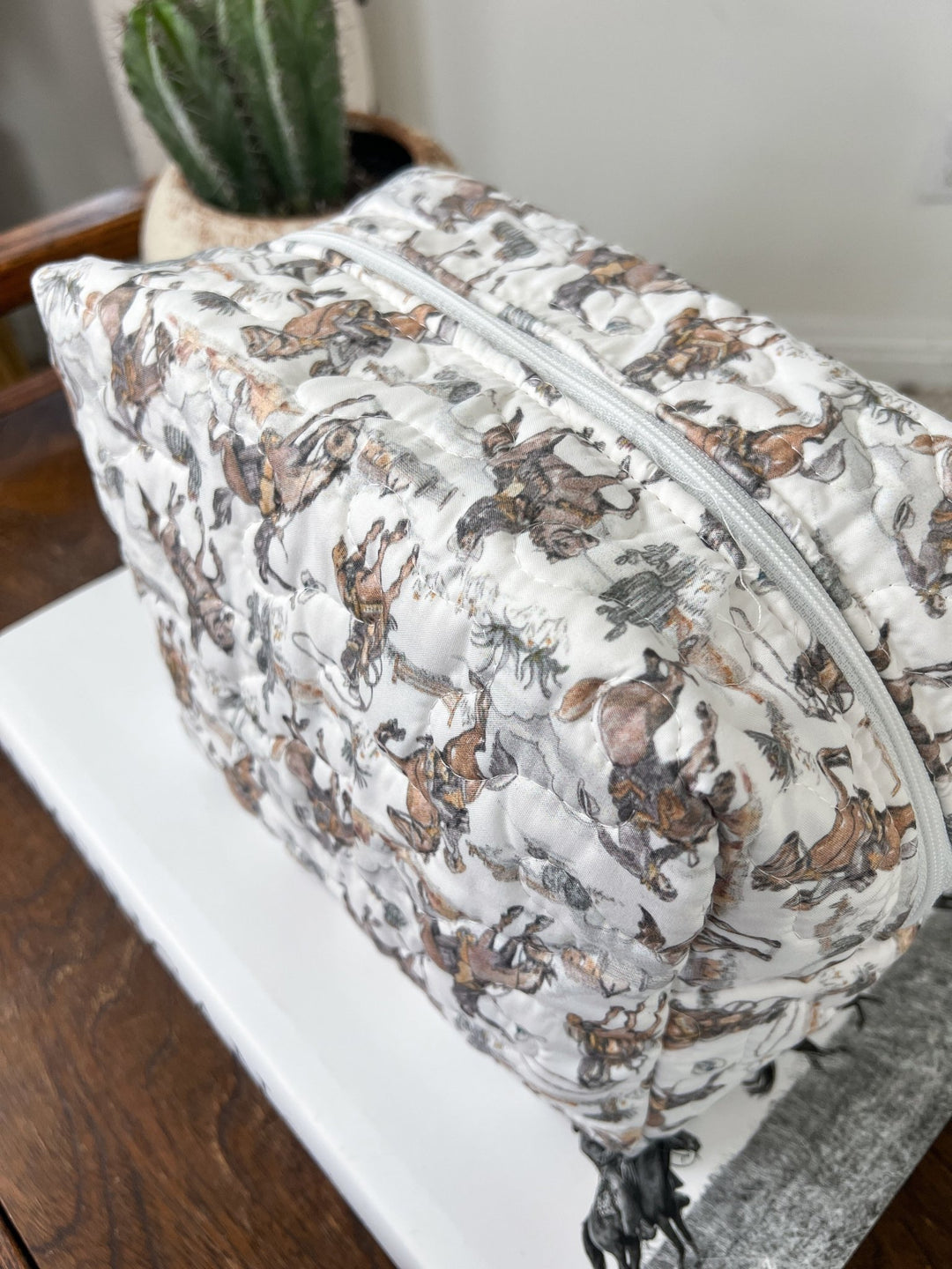 Durango Quilted Makeup Bag - Lunabelle West