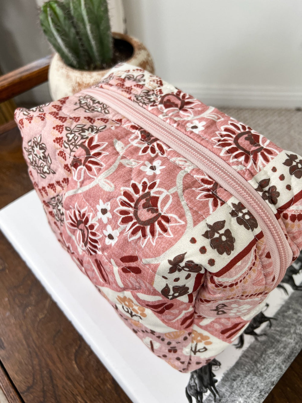 Prairie Quilted Makeup Bag - Lunabelle West