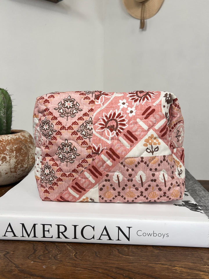 Prairie Quilted Makeup Bag - Lunabelle West