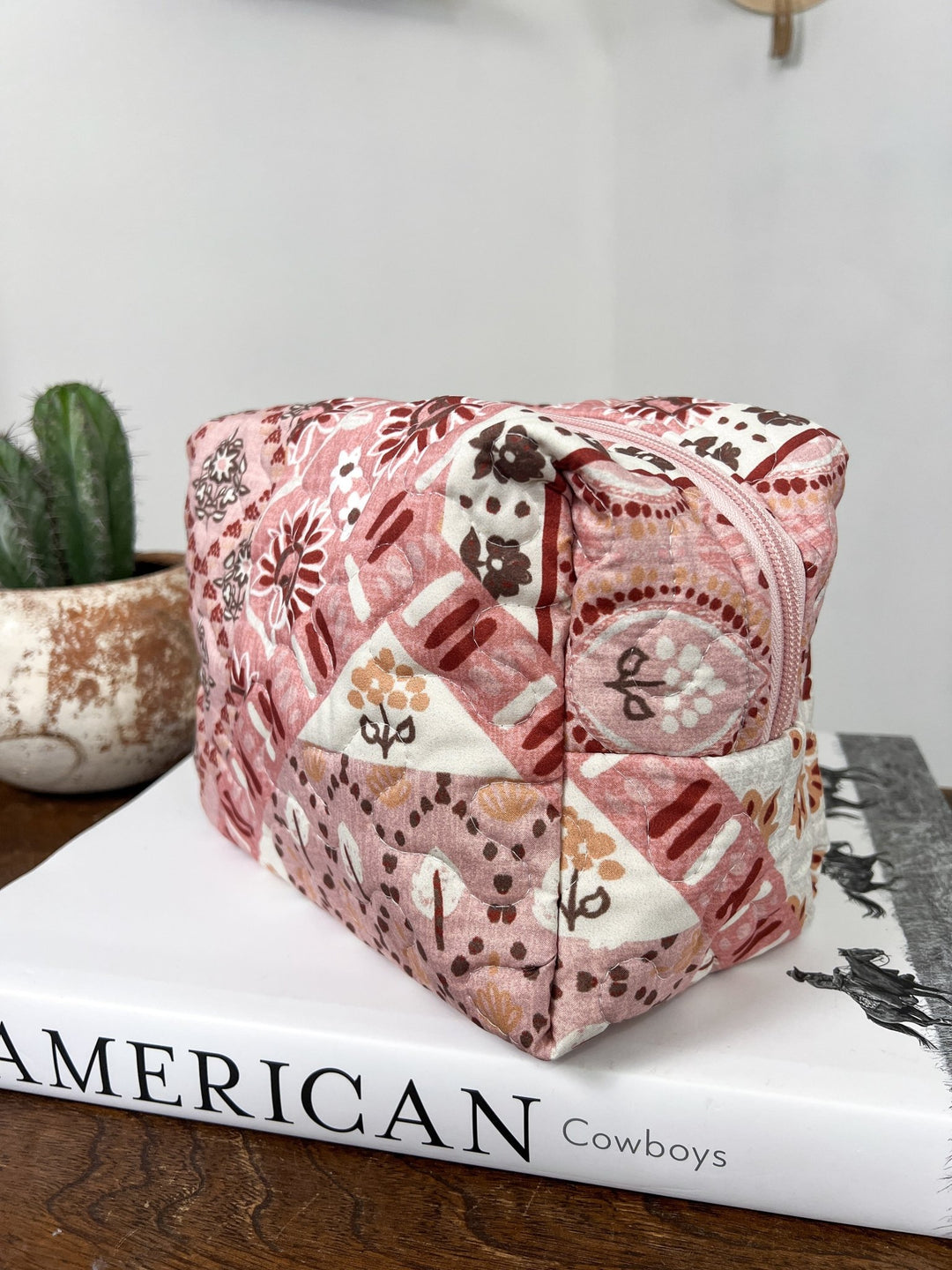 Prairie Quilted Makeup Bag - Lunabelle West