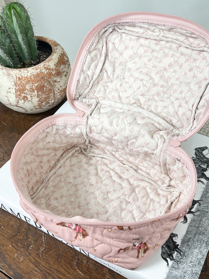 Cowgirl Quilted Travel Case - Lunabelle West