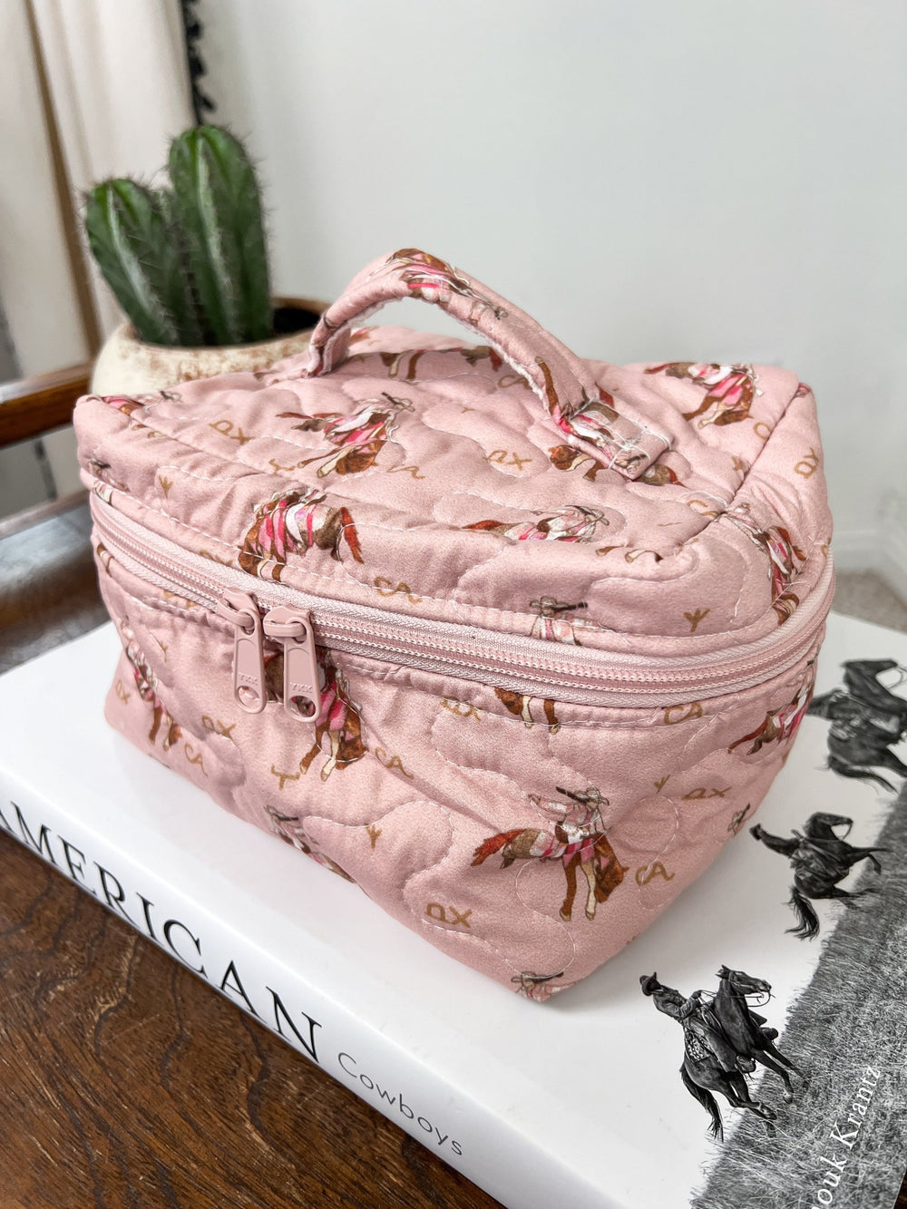 Cowgirl Quilted Travel Case - Lunabelle West