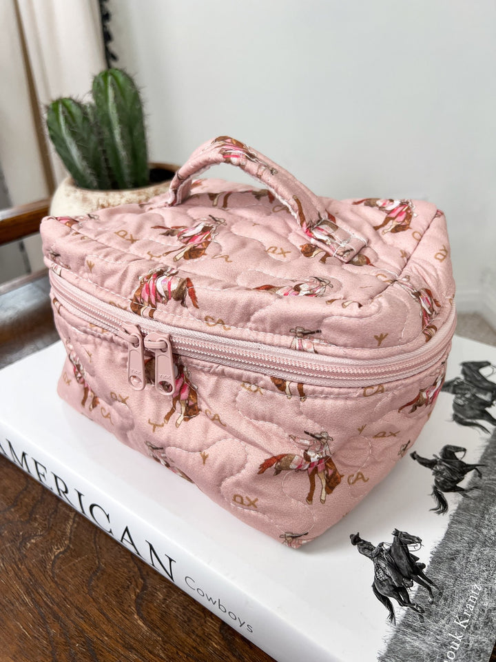 Cowgirl Quilted Travel Case - Lunabelle West