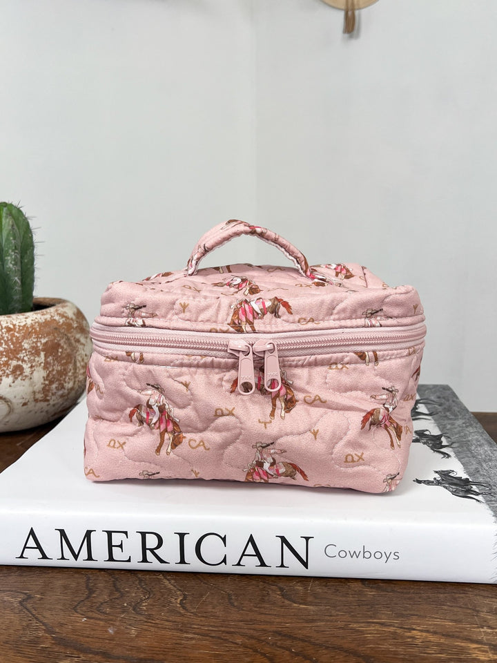 Cowgirl Quilted Travel Case - Lunabelle West