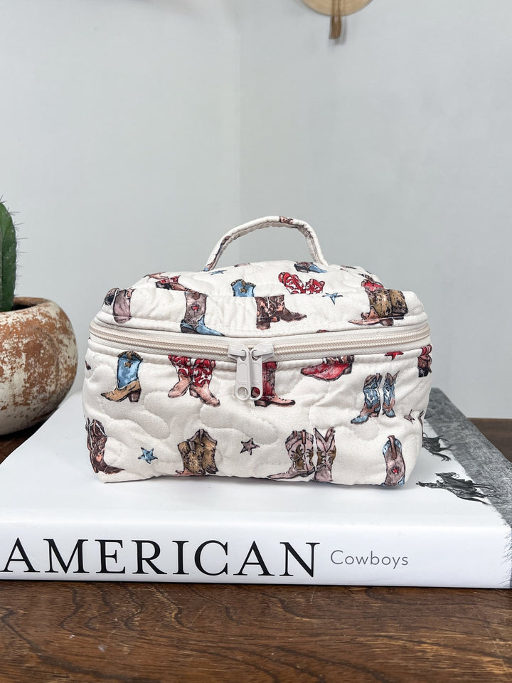 Boots Quilted Travel Case - Lunabelle West