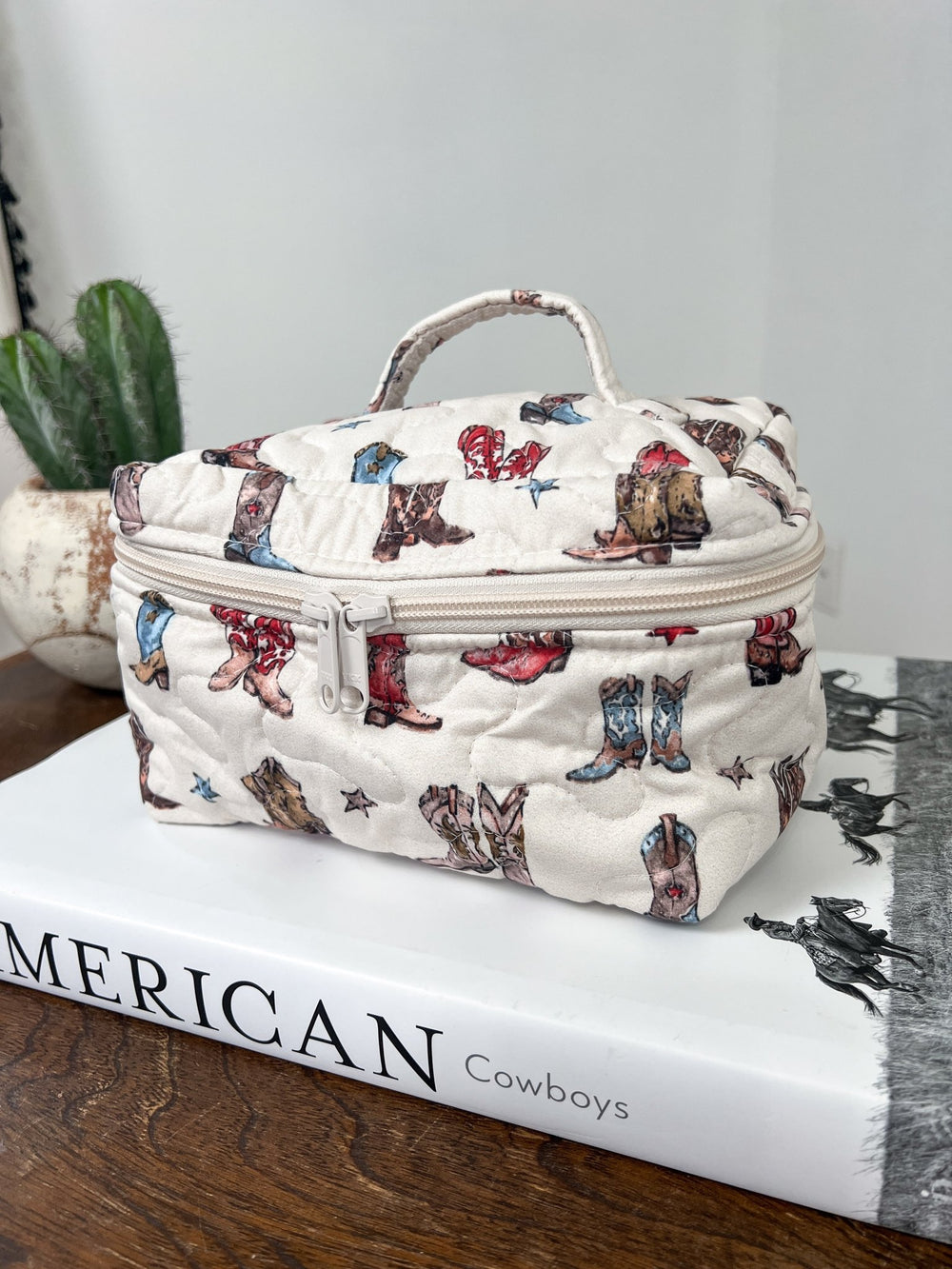 Boots Quilted Travel Case - Lunabelle West