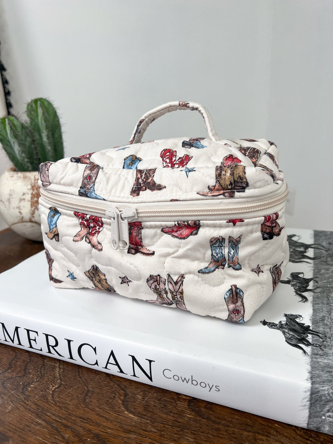 Boots Quilted Travel Case - Lunabelle West