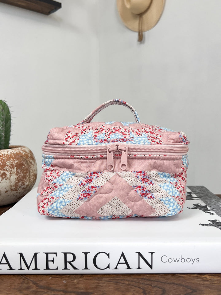 Patchwork Quilted Travel Case - Lunabelle West