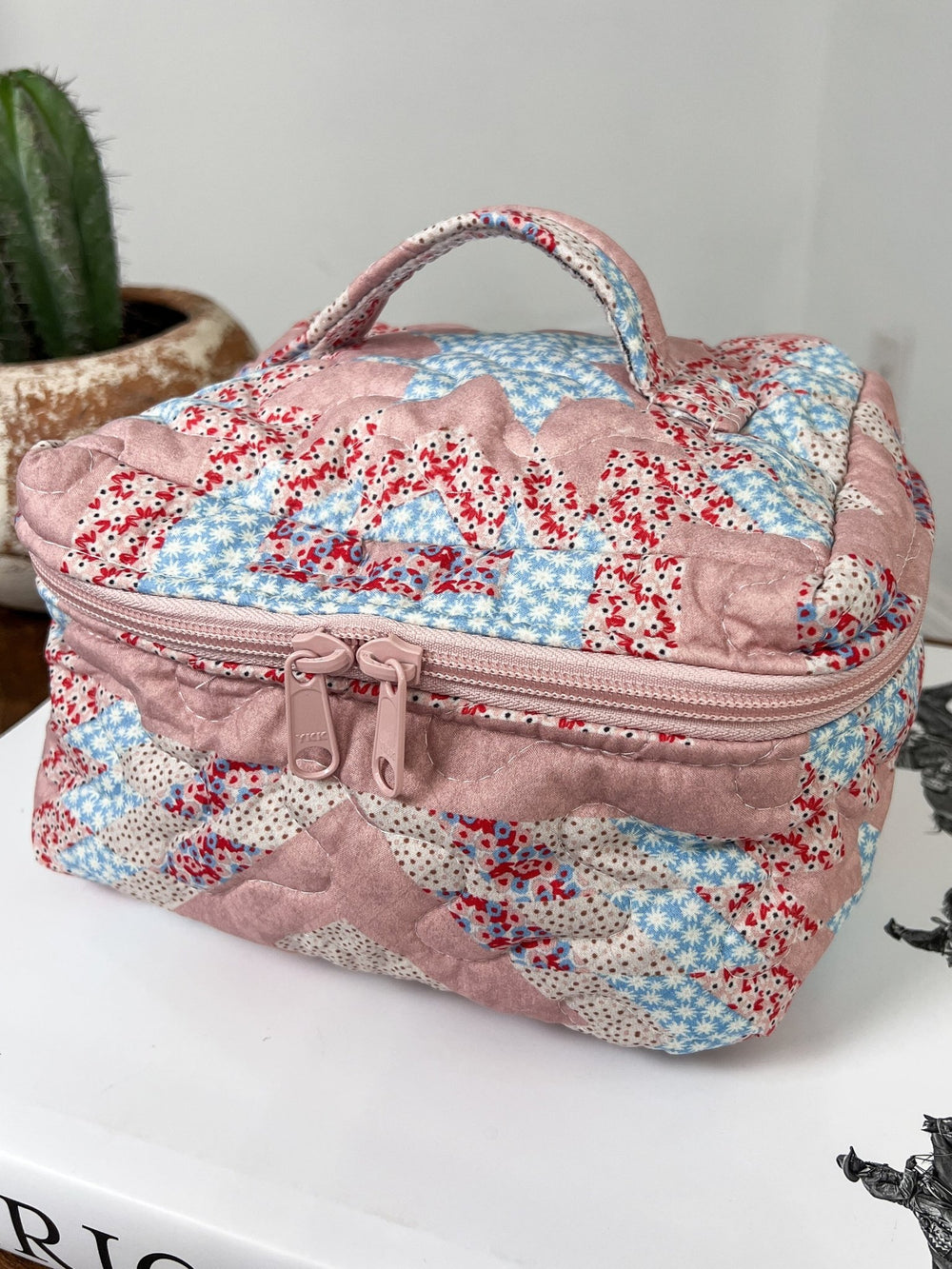 Patchwork Quilted Travel Case - Lunabelle West