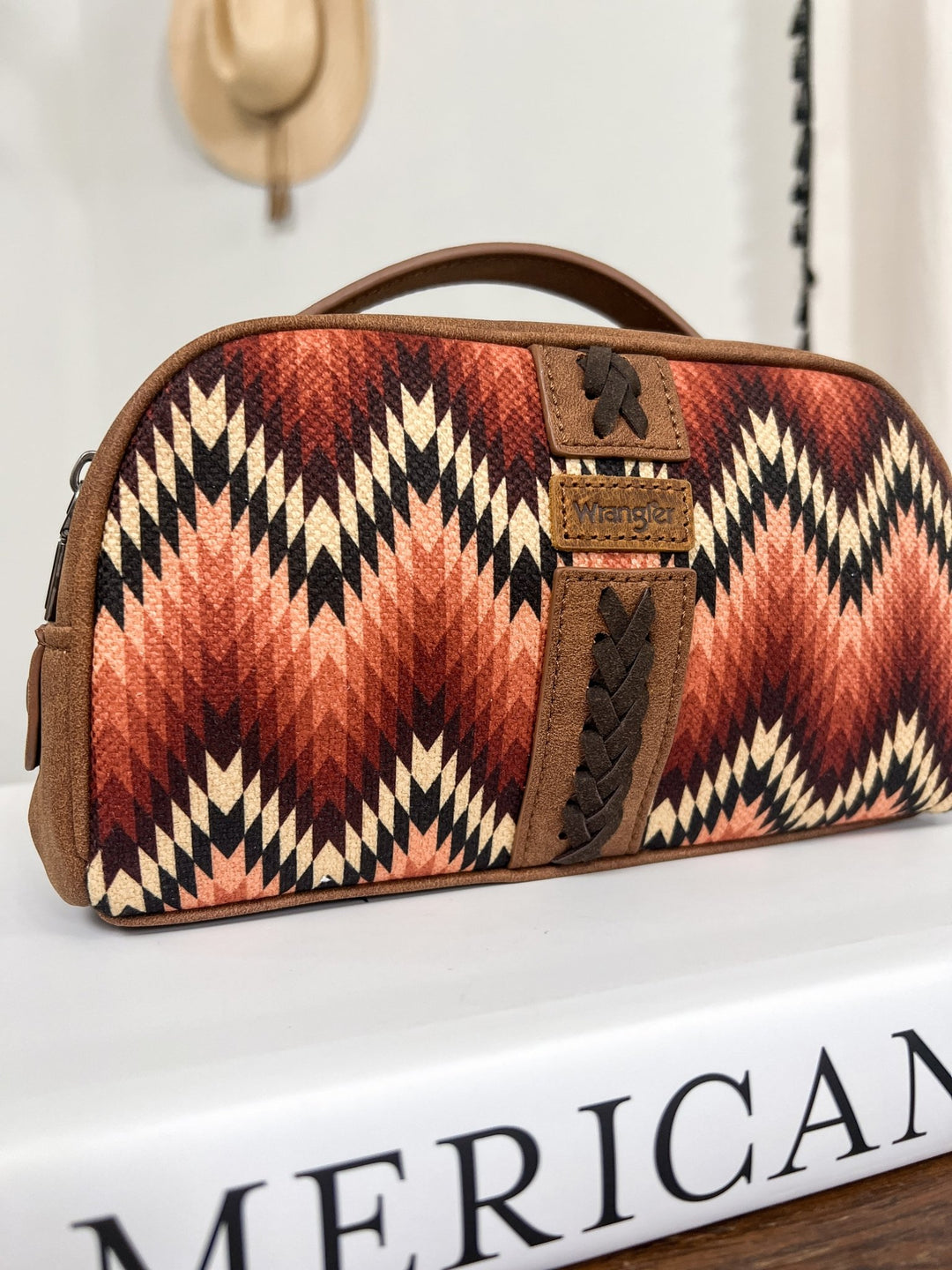 Southwestern Makeup Bag (Rust) - Lunabelle West
