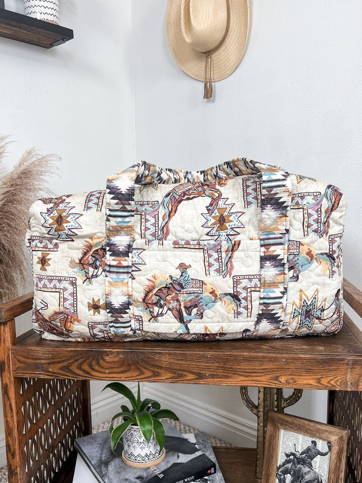 Silverton Quilted Duffel Bag - Lunabelle West