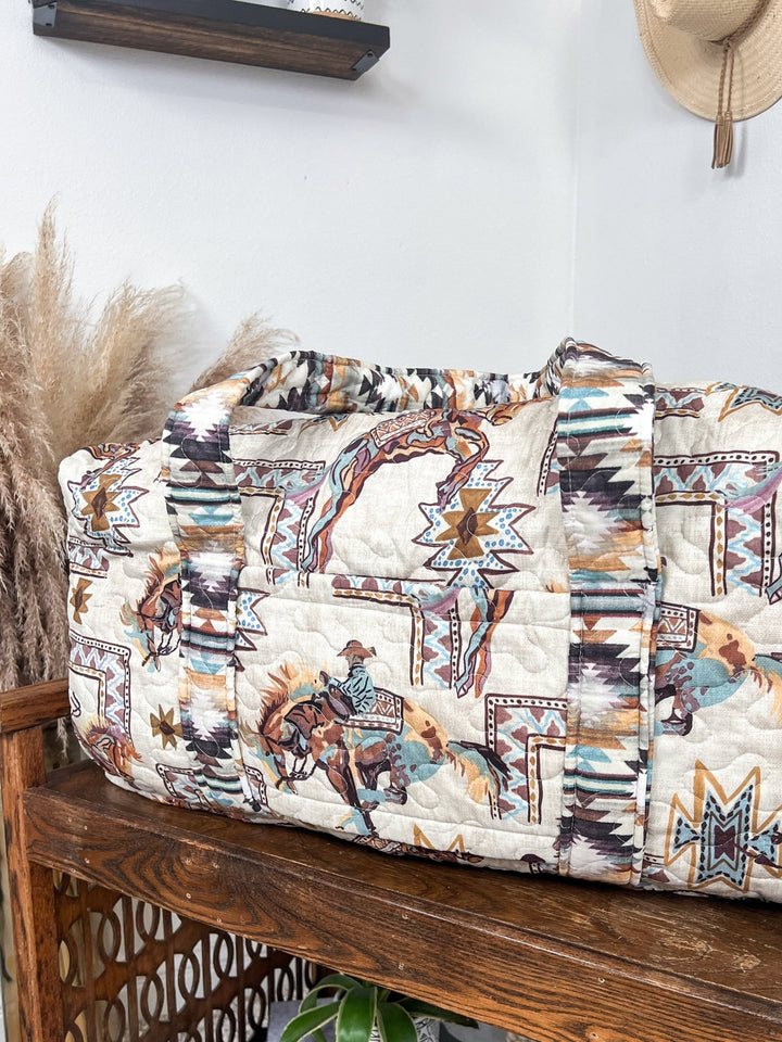 Silverton Quilted Duffel Bag - Lunabelle West
