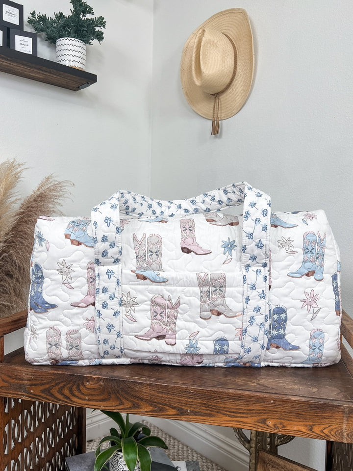 Sheridan Quilted Duffel Bag - Lunabelle West