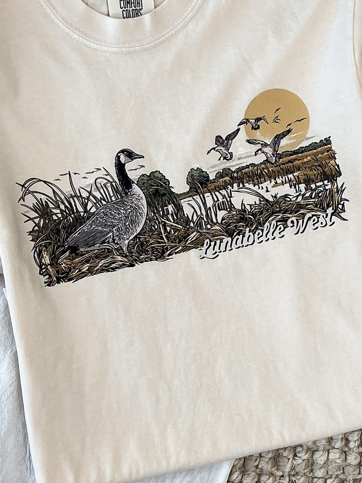 Field and Feathers Tee - Lunabelle West