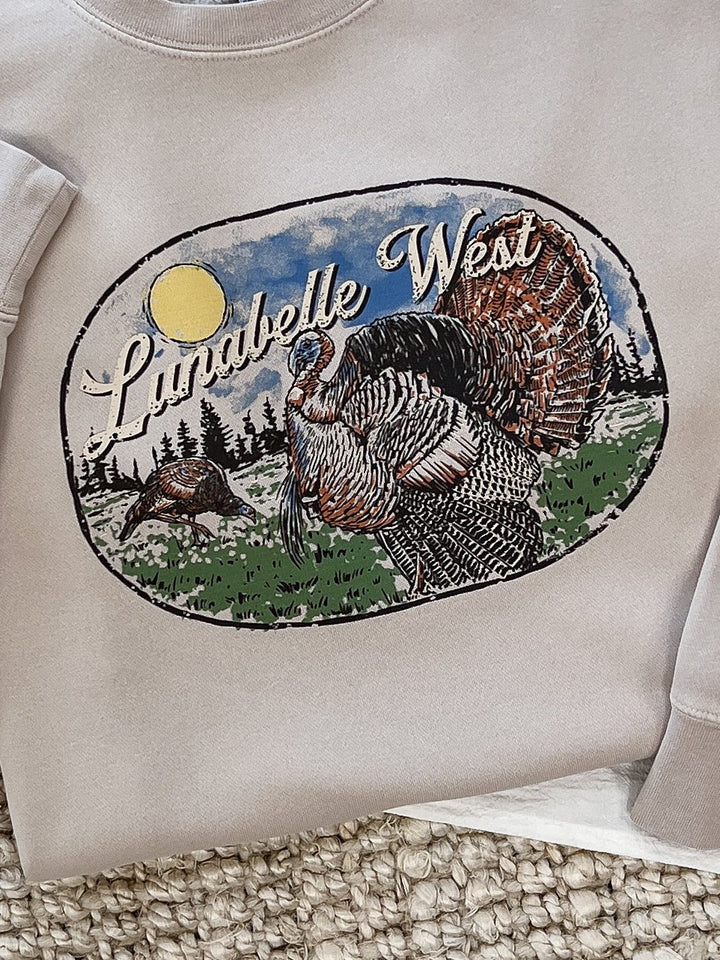 Turkey Call Crewneck - Lunabelle West
