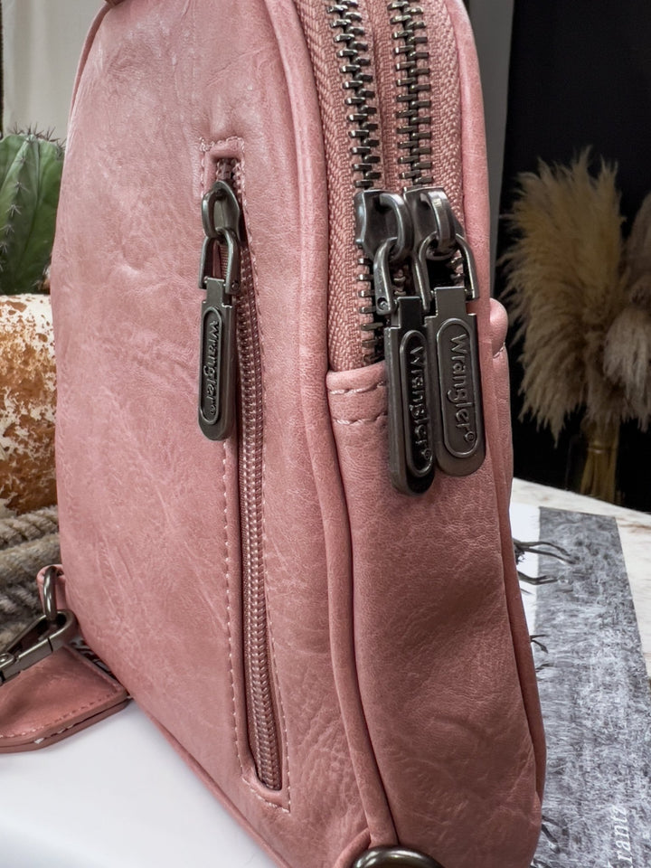 Wrangler Crossbody (Pink) - Lunabelle West