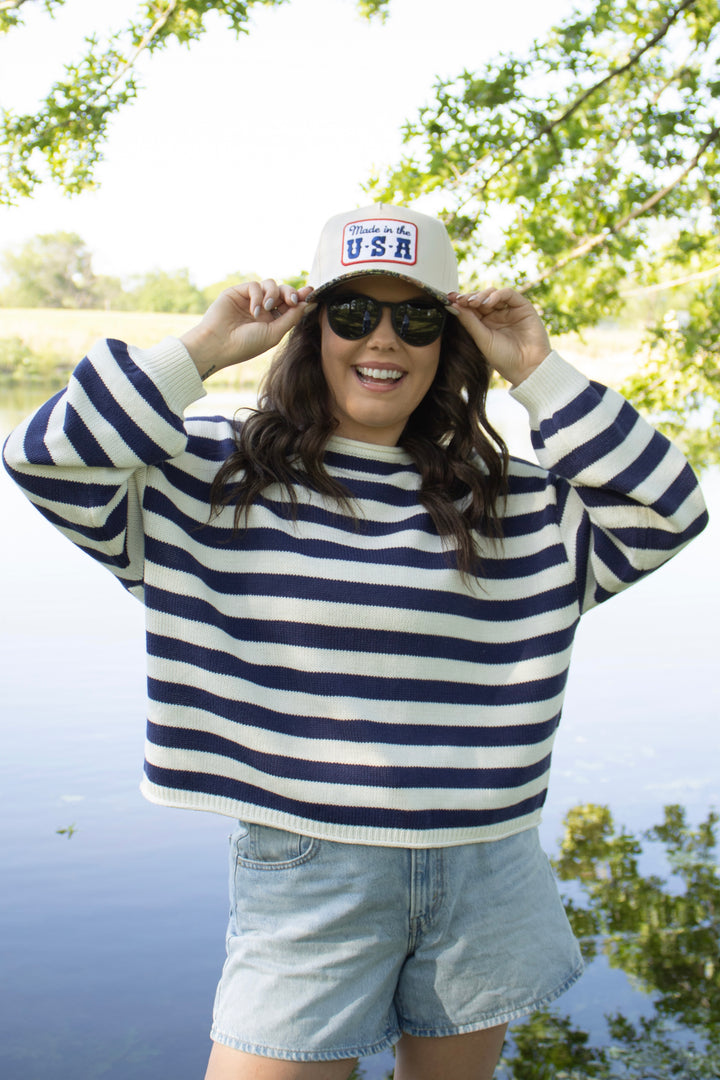 Shoreline Striped Sweater