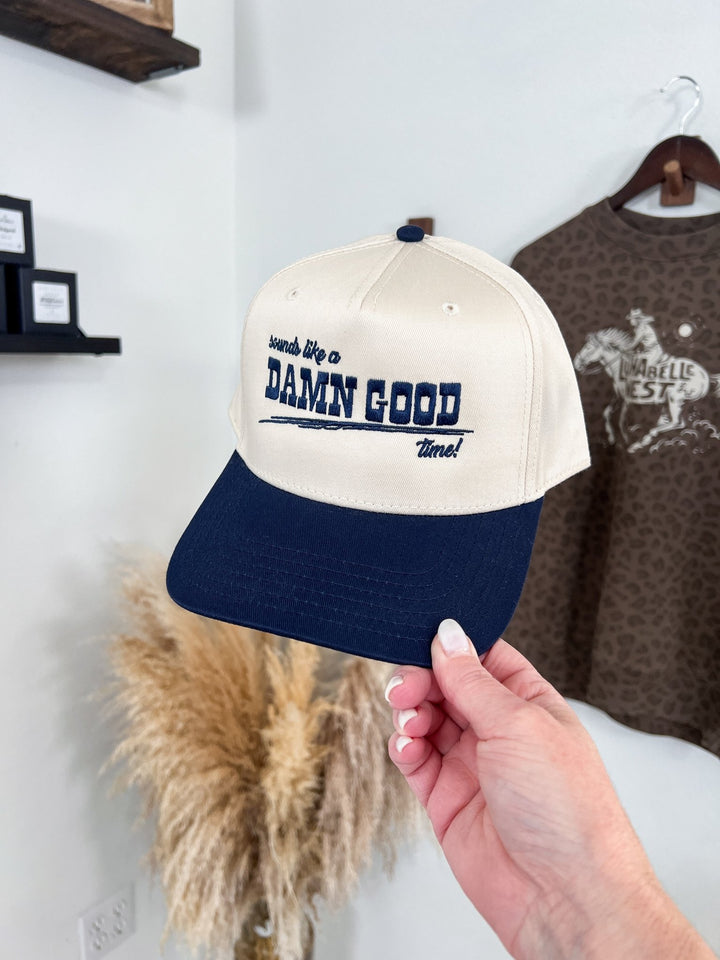 Damn Good Time Trucker Hat - Lunabelle West