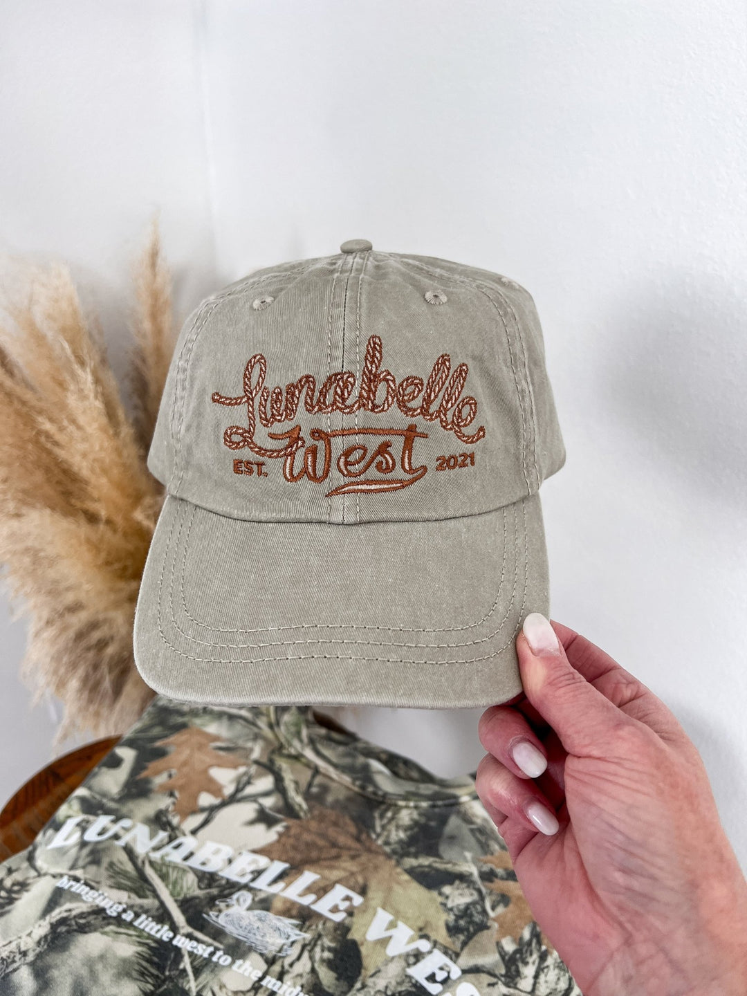LW Logo Hat (Stone) - Lunabelle West