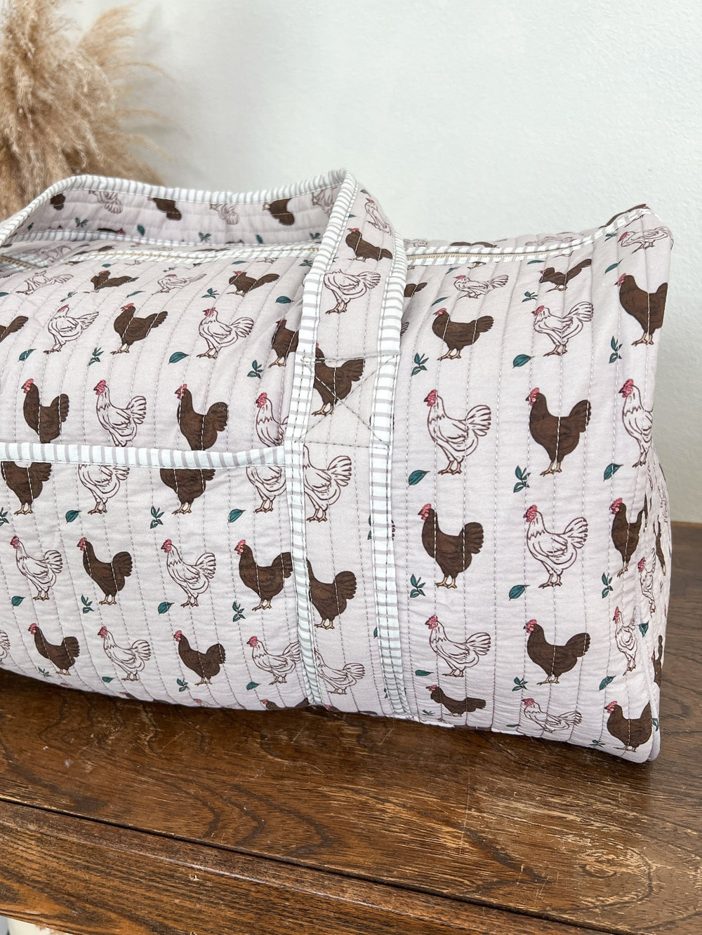 Chicken Quilted Duffel Bag - Lunabelle West