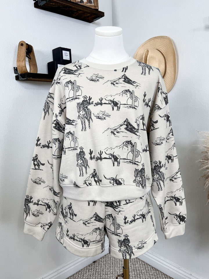 Longhorn Dream Lounge Set - Lunabelle West