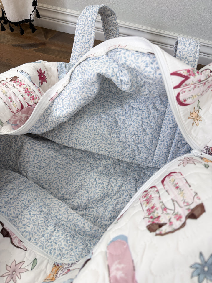 Daisy Boots Duffle Bag