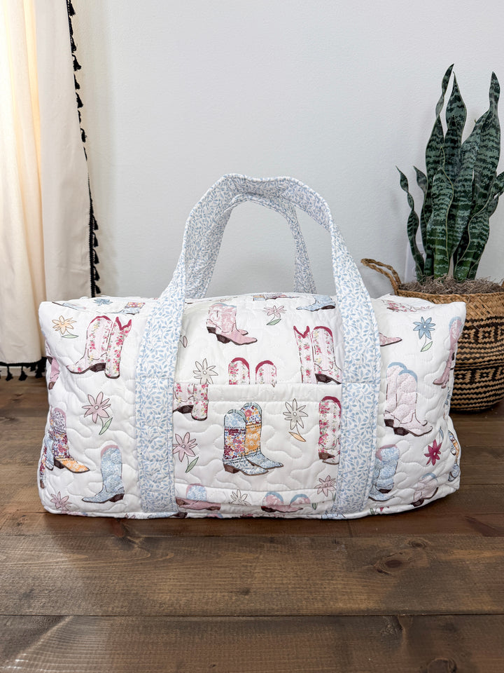 Daisy Boots Duffle Bag