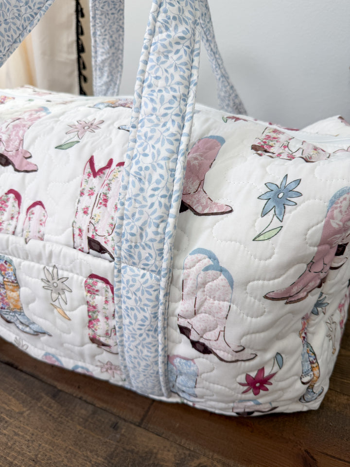 Daisy Boots Duffle Bag