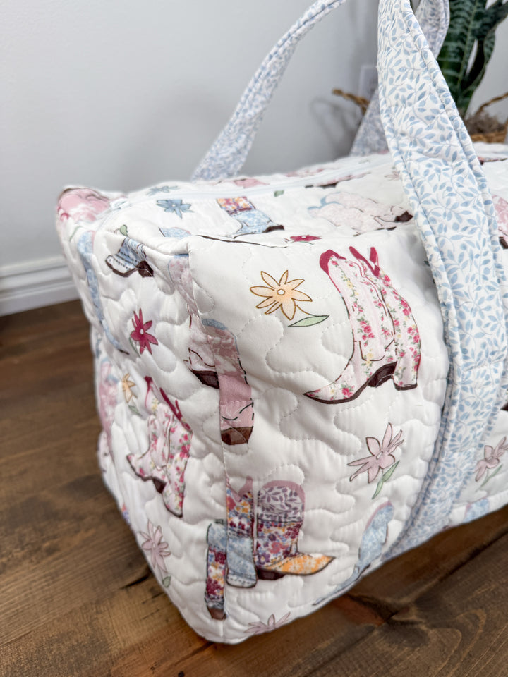 Daisy Boots Duffle Bag