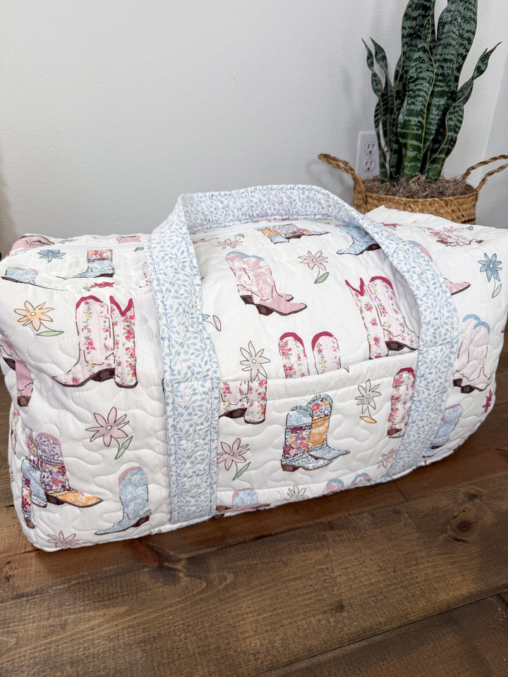 Daisy Boots Duffle Bag