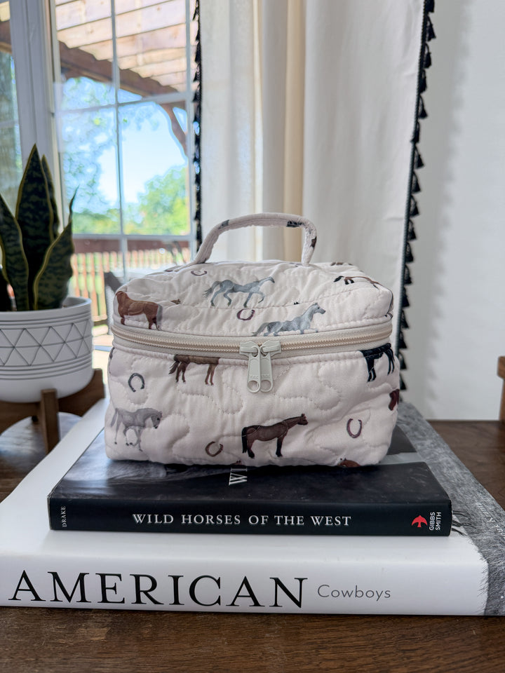 Meadow Heard Quilted Travel Case