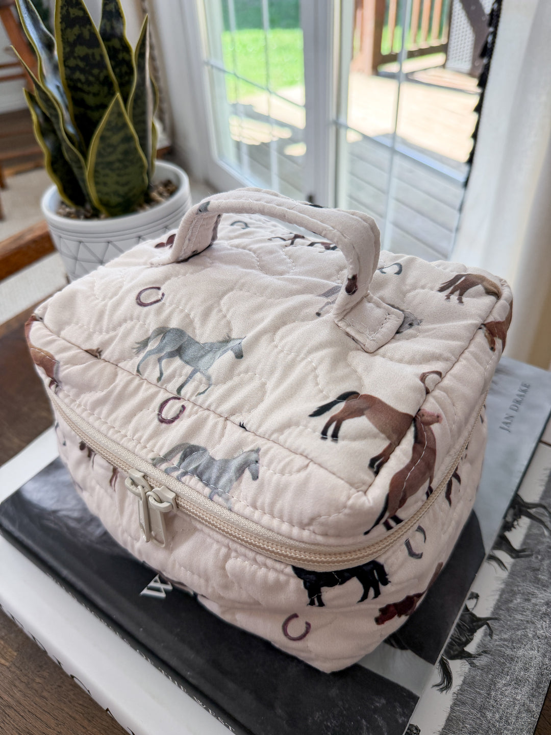 Meadow Heard Quilted Travel Case