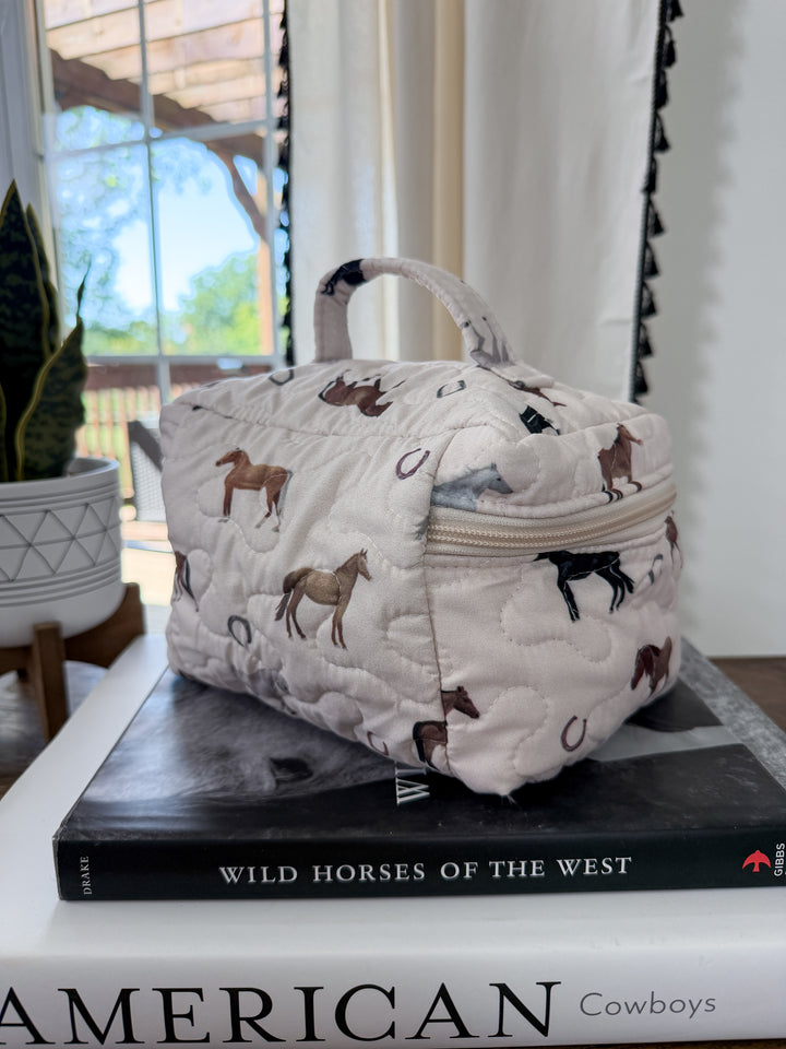 Meadow Heard Quilted Travel Case