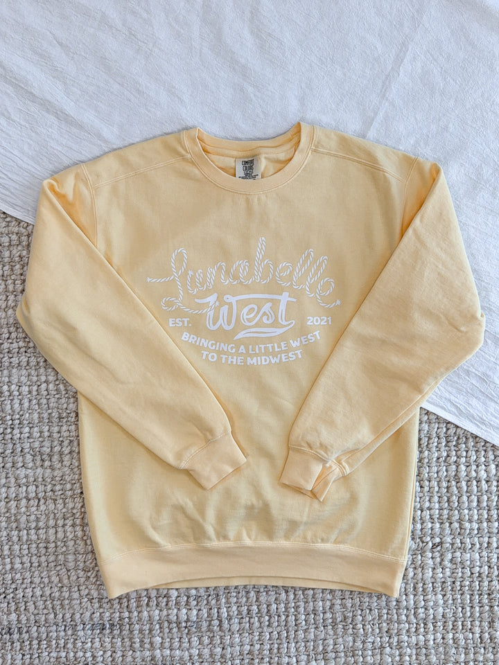 Lunabelle West Logo Crewneck