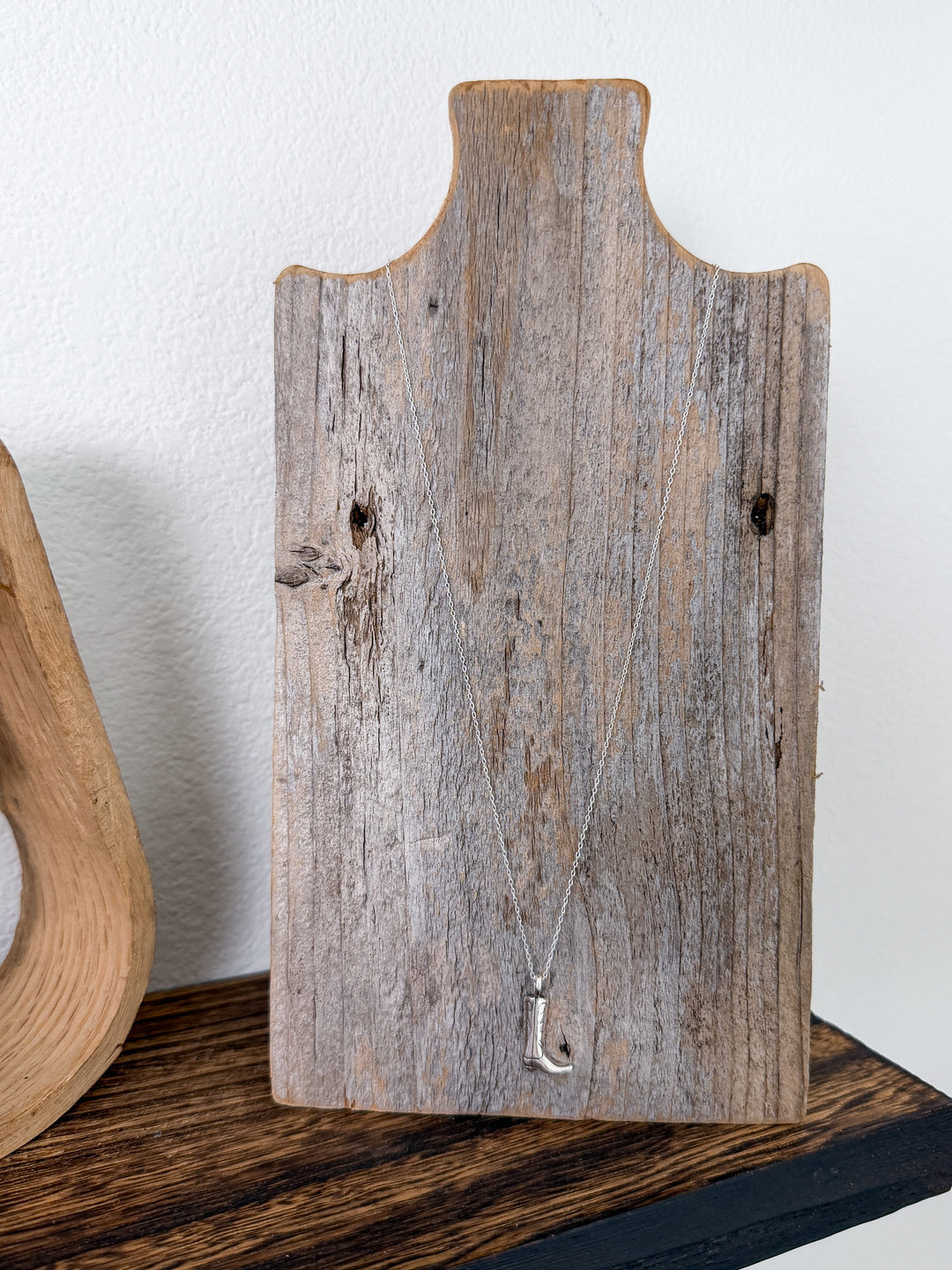 Boot Sterling Silver Necklace