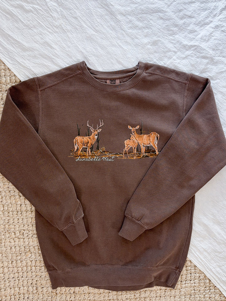 Whitetail Family Crewneck