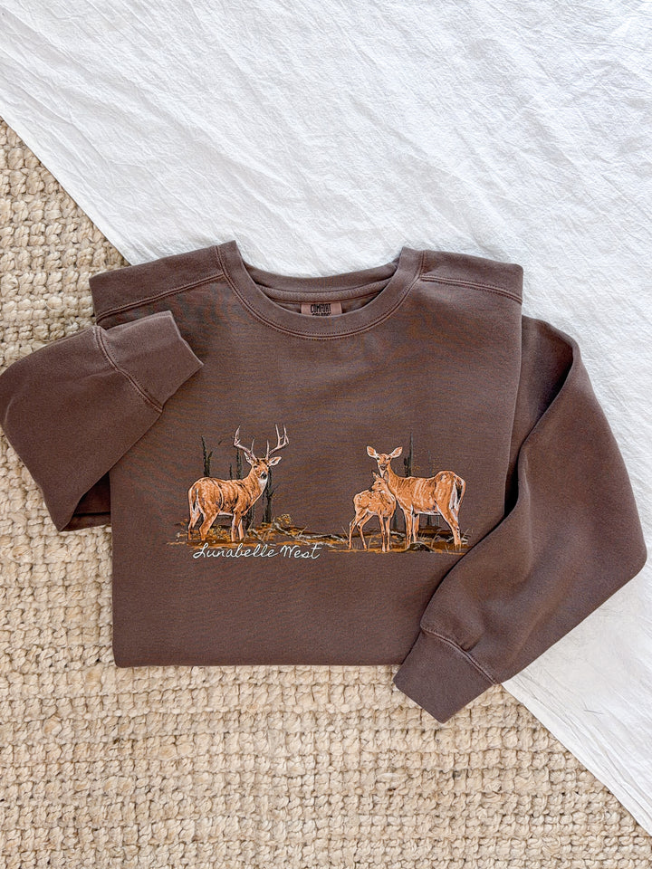 Whitetail Family Crewneck