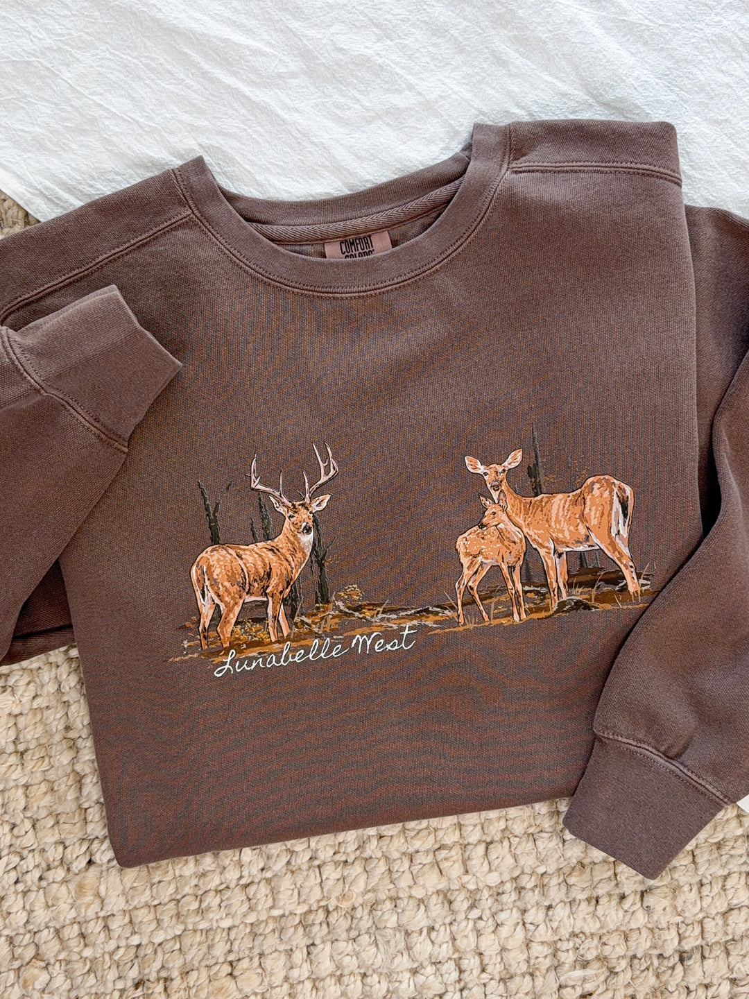 Whitetail Family Crewneck
