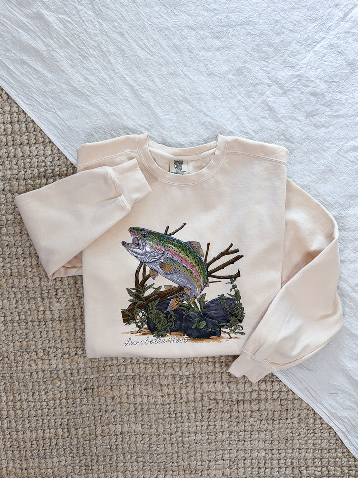 Rainbow Trout Crewneck