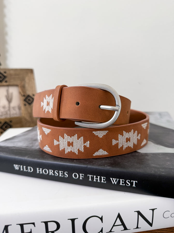 Gemma Embroidered Belt